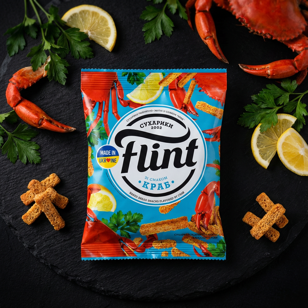 "Flint" rye croutons