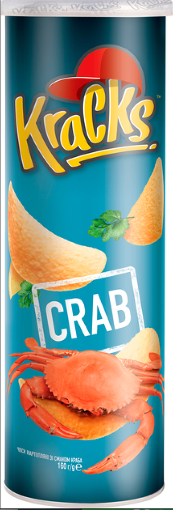Чипси Cracks зі маком крабу