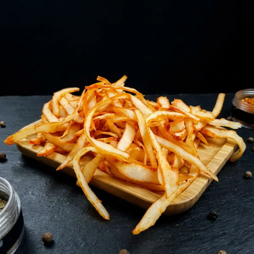 Кільця кальмару з перцем